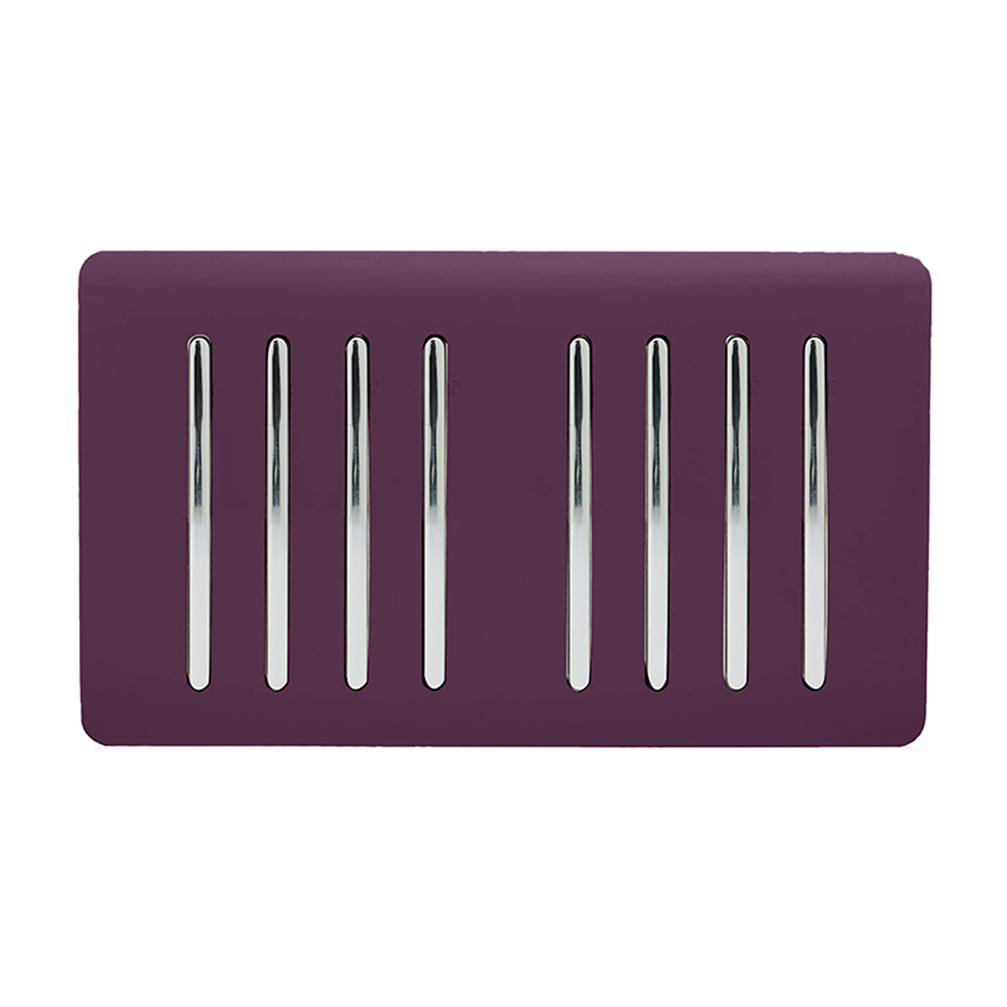 ART-SS88PL  8 Gang 2 Way 10 Amp Rocker Twin Plate Plum